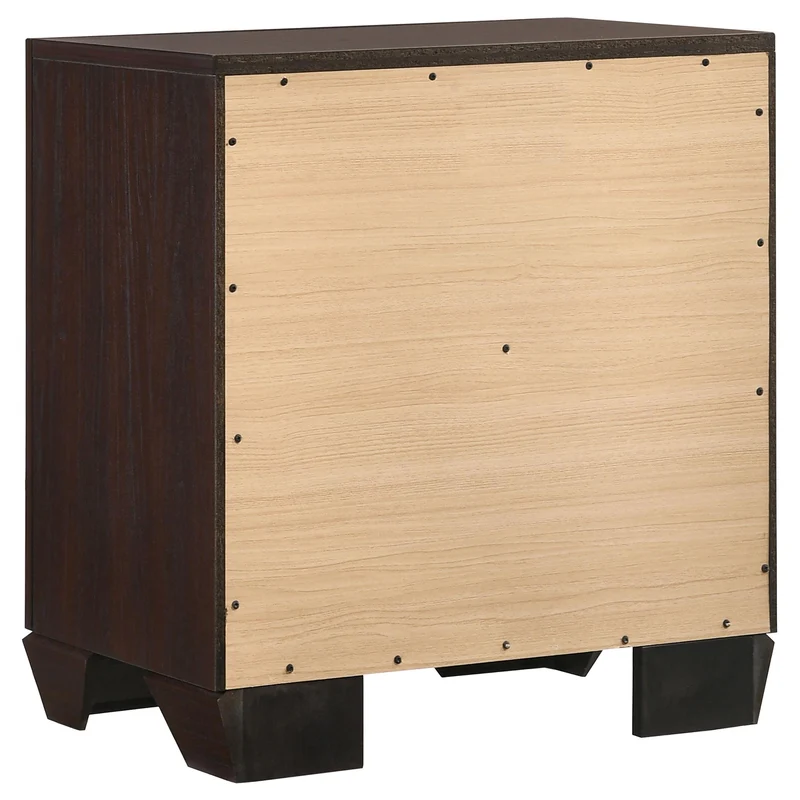 Coaster Furniture Kauffman 204392 2-Drawer Nightstand - Dark Cocoa