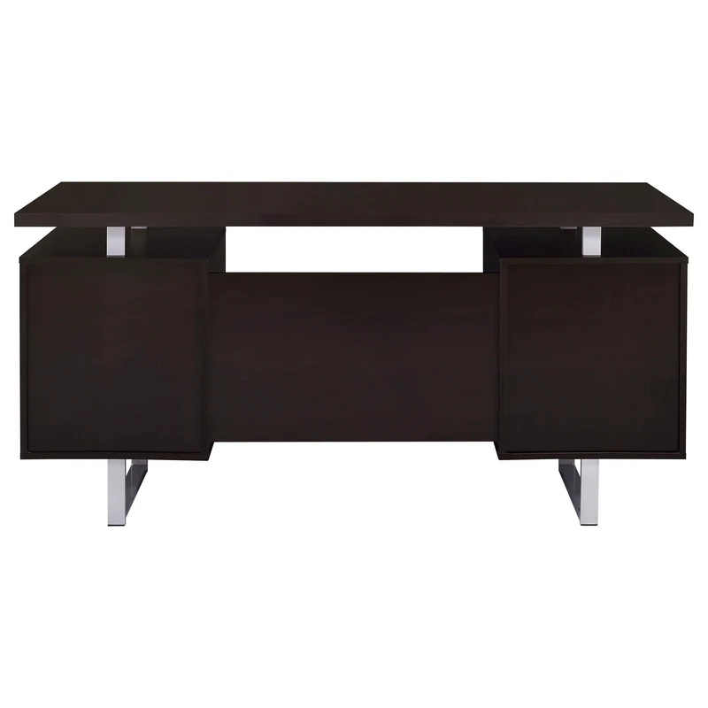 Coaster Furniture Lawtey 801521 60-inch 2-Drawer Office Computer Desk - Cappuccino