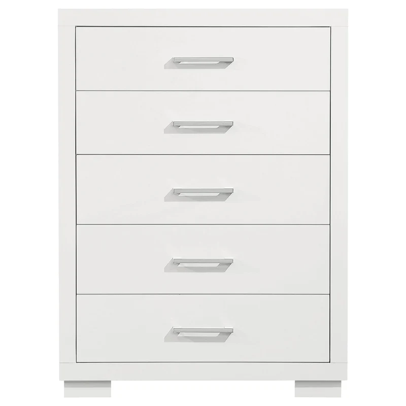 Coaster Furniture Jessica 202995 5-Drawer Bedroom Chest - Snow White