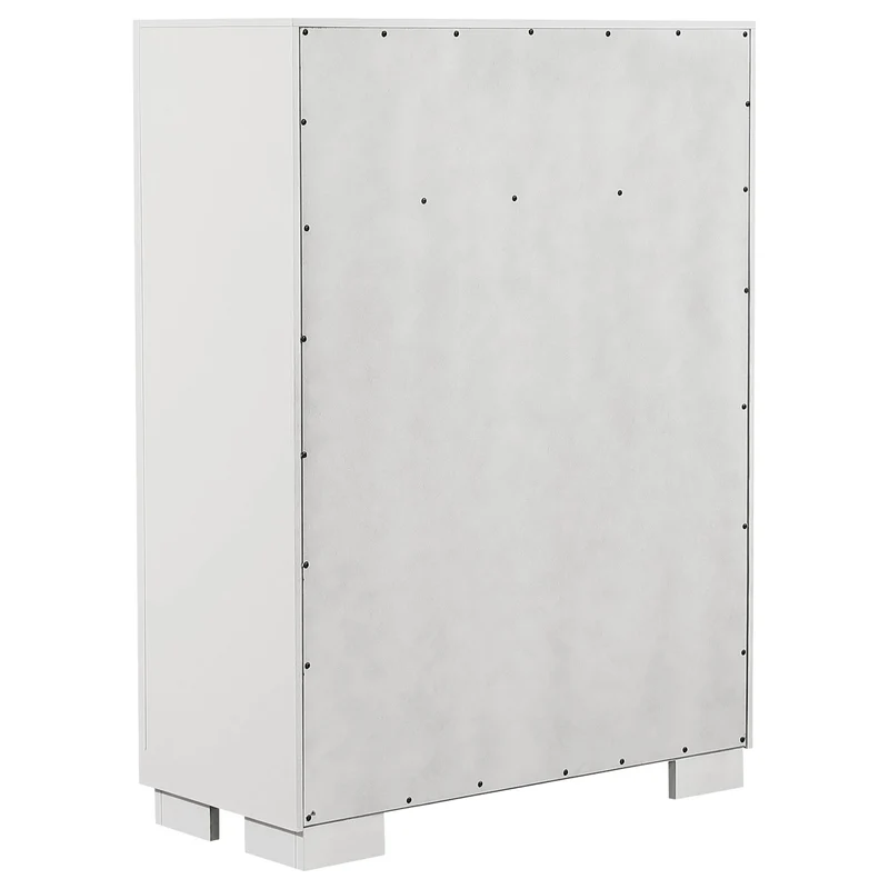 Coaster Furniture Jessica 202995 5-Drawer Bedroom Chest - Snow White