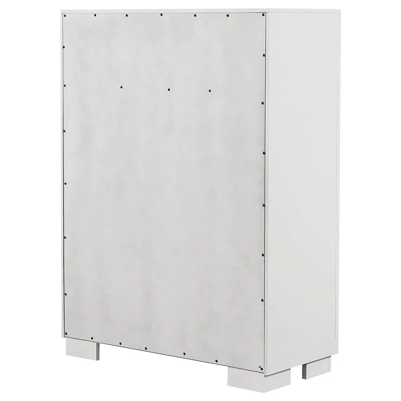 Coaster Furniture Jessica 202995 5-Drawer Bedroom Chest - Snow White