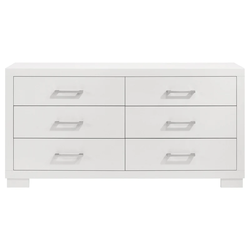 Coaster Furniture Jessica 202993 6-Drawer Dresser - Snow White