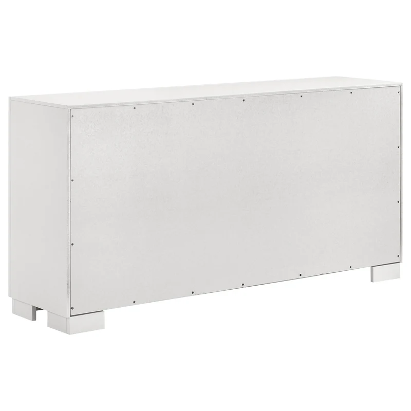 Coaster Furniture Jessica 202993 6-Drawer Dresser - Snow White
