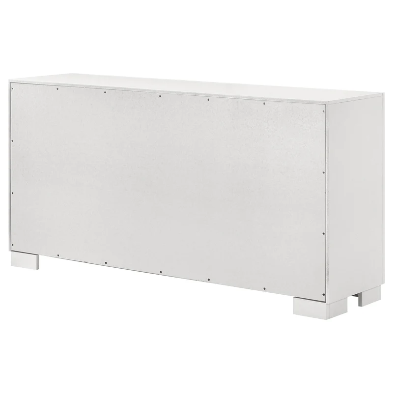 Coaster Furniture Jessica 202993 6-Drawer Dresser - Snow White