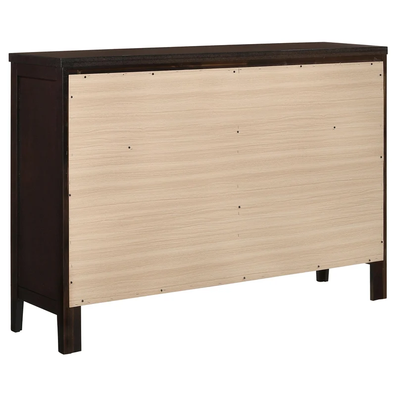 Coaster Furniture Carlton 202093 6-Drawer Dresser - Cappuccino