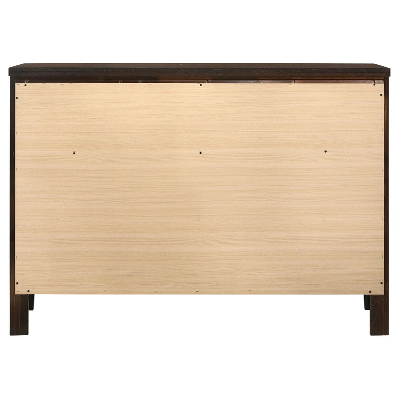 Coaster Furniture Carlton 202093 6-Drawer Dresser - Cappuccino