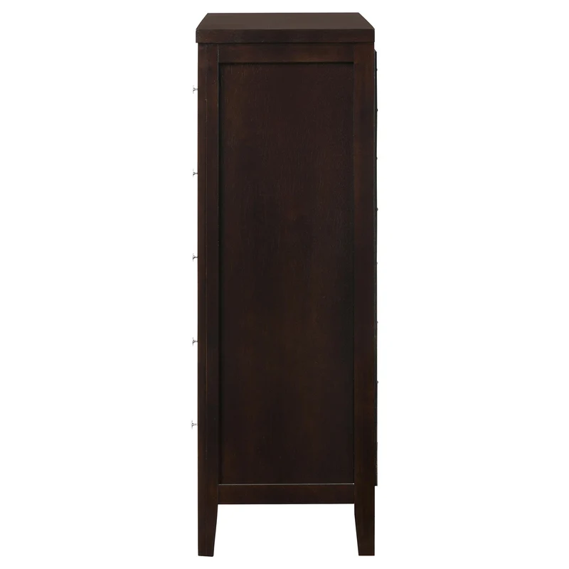 Coaster Furniture Carlton 202095 5-Drawer Bedroom Chest - Cappuccino