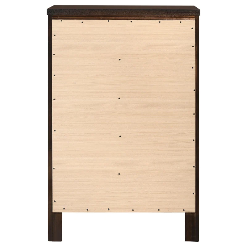 Coaster Furniture Carlton 202095 5-Drawer Bedroom Chest - Cappuccino