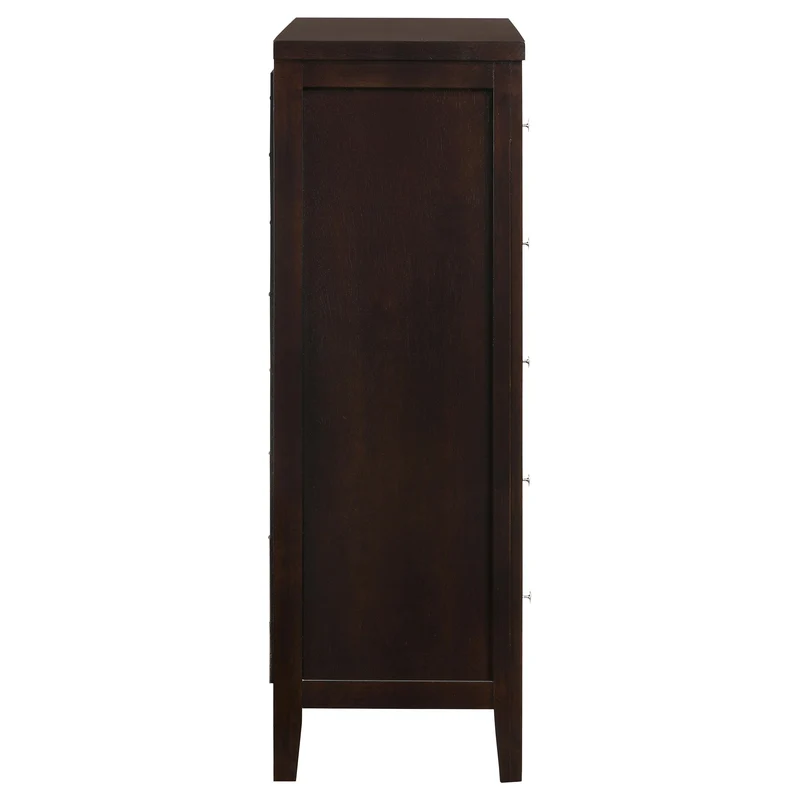 Coaster Furniture Carlton 202095 5-Drawer Bedroom Chest - Cappuccino