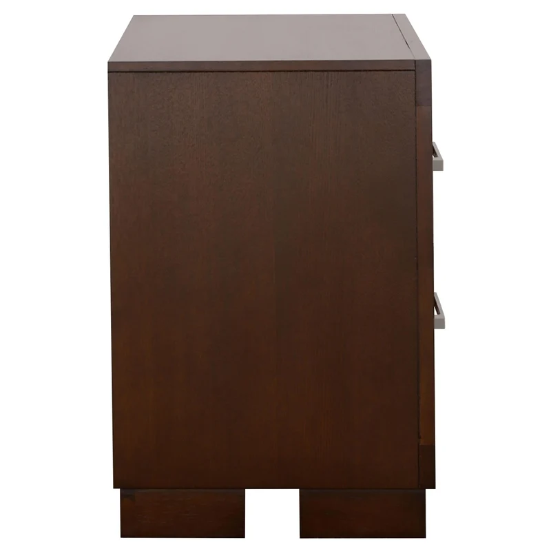 Coaster Furniture Jessica 200712 2-Drawer Nightstand - Cappuccino