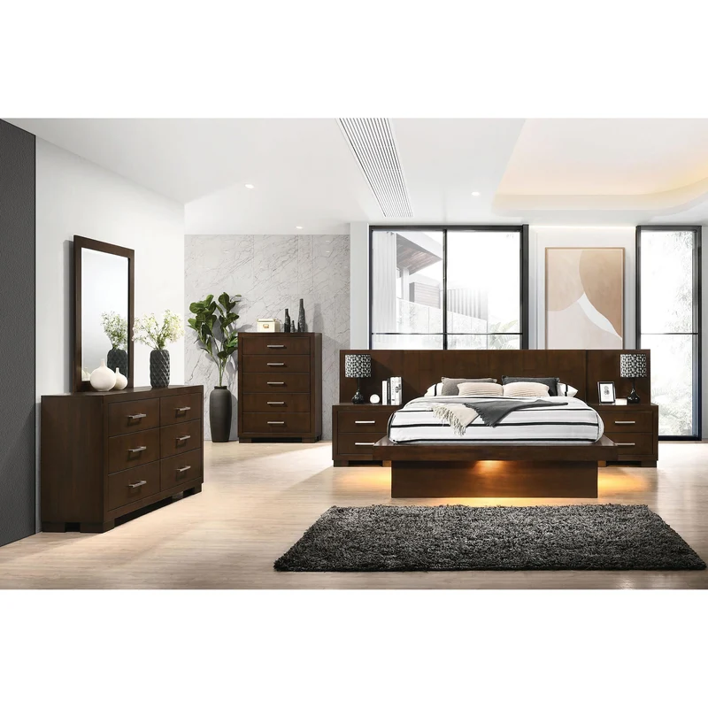 Coaster Furniture Jessica 200712 2-Drawer Nightstand - Cappuccino