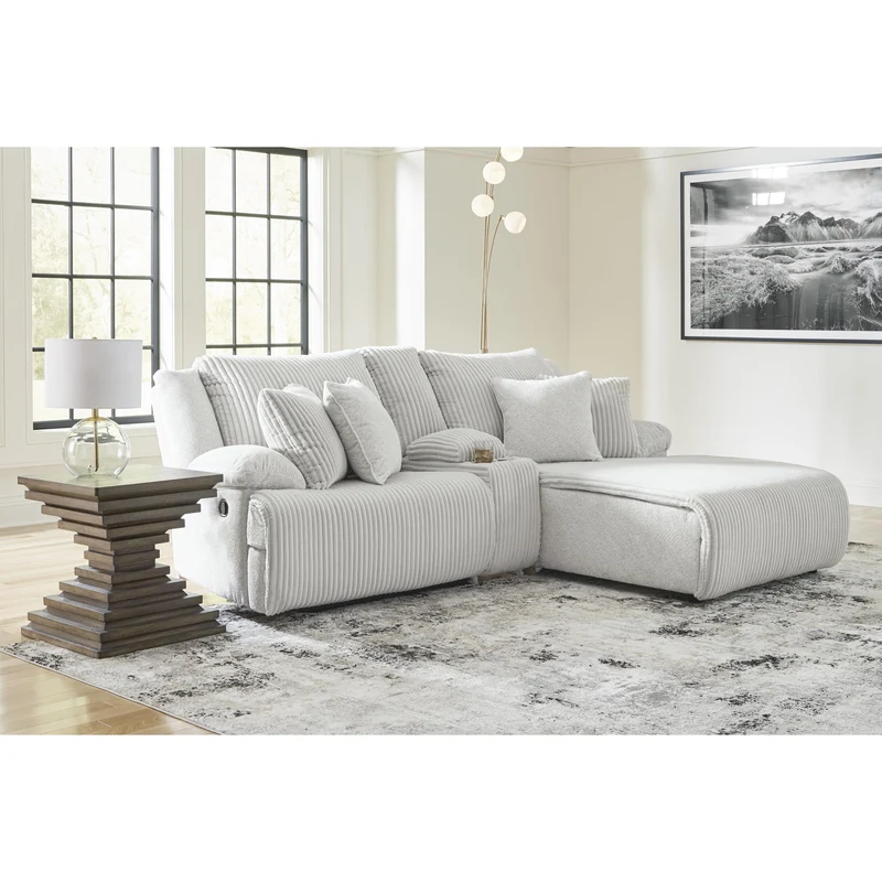 Signature Design by Ashley Top Tier 92706S4 3 pc Reclining Sectional Sofa with Chaise