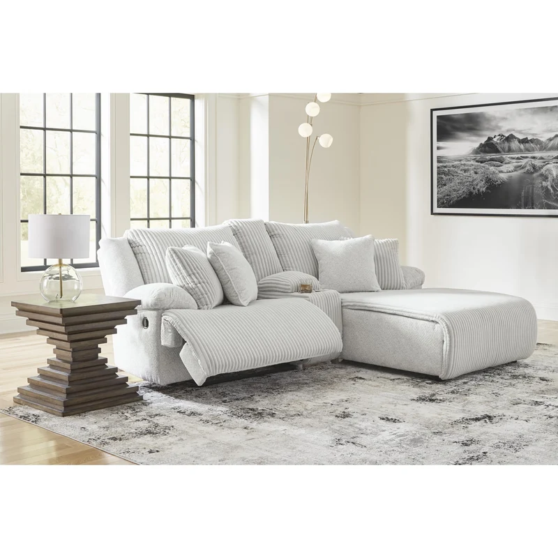 Signature Design by Ashley Top Tier 92706S4 3 pc Reclining Sectional Sofa with Chaise