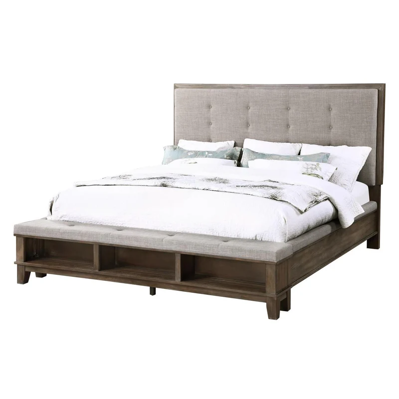 New Classic Furniture Cagney B594G 8 pc Queen Panel Bedroom Set