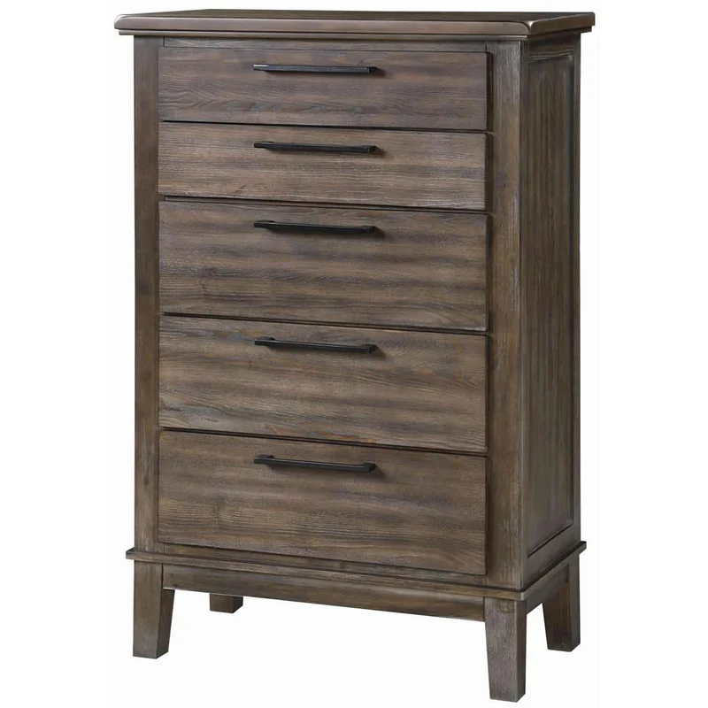 New Classic Furniture Cagney B594G 8 pc Queen Panel Bedroom Set