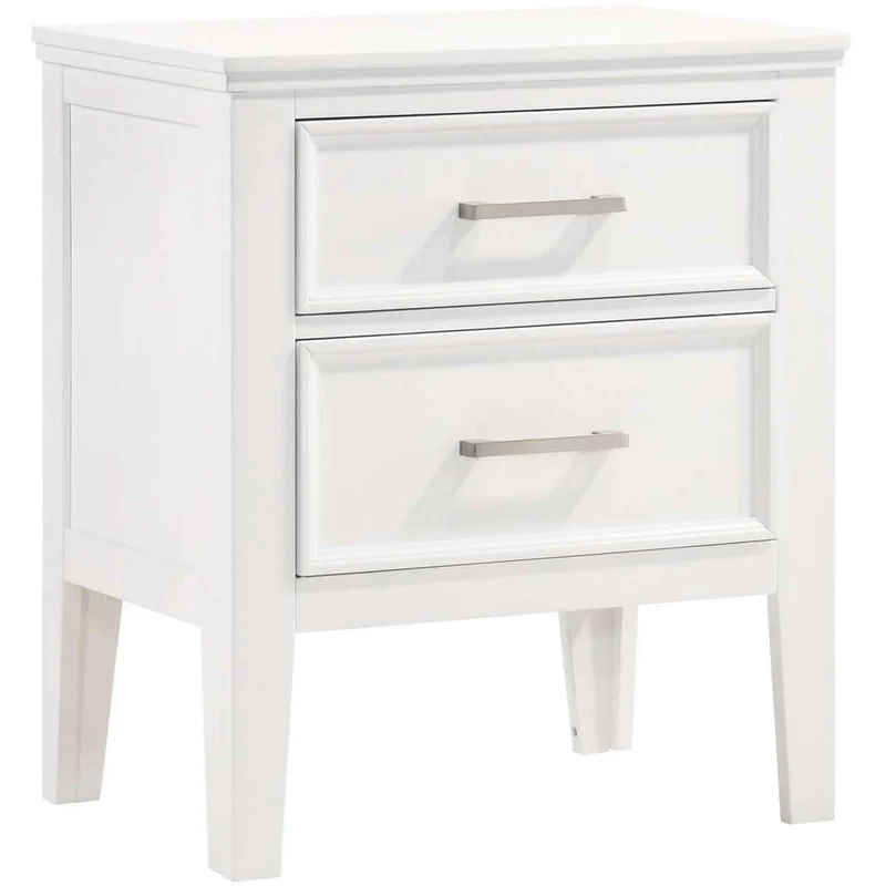 New Classic Furniture Andover B677W 8 pc Twin Panel Bedroom Set