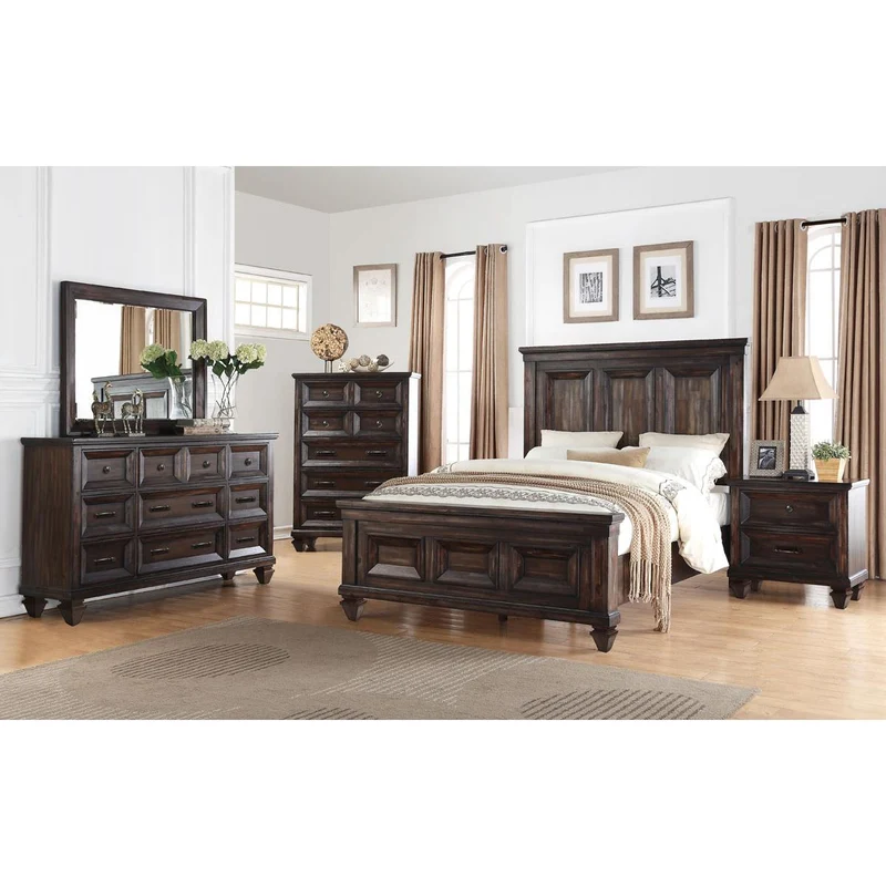 New Classic Furniture Sevilla B2264 6 pc King Panel Bedroom Set