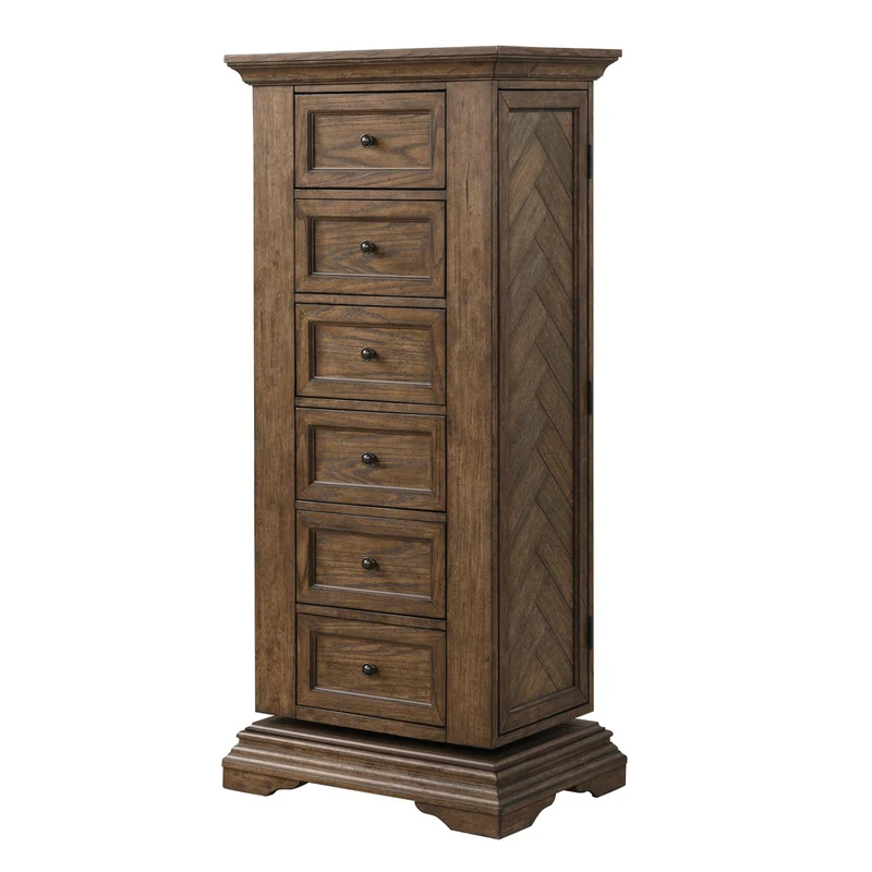 New Classic Furniture Mar Vista B658-079 Swivel Lingerie Chest - Walnut