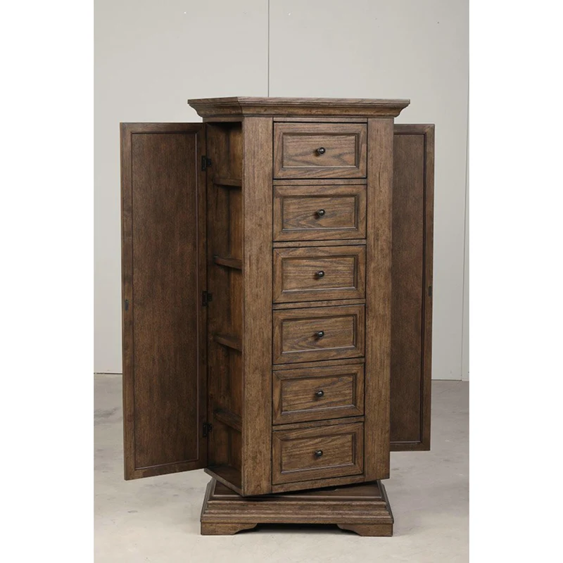 New Classic Furniture Mar Vista B658-079 Swivel Lingerie Chest - Walnut