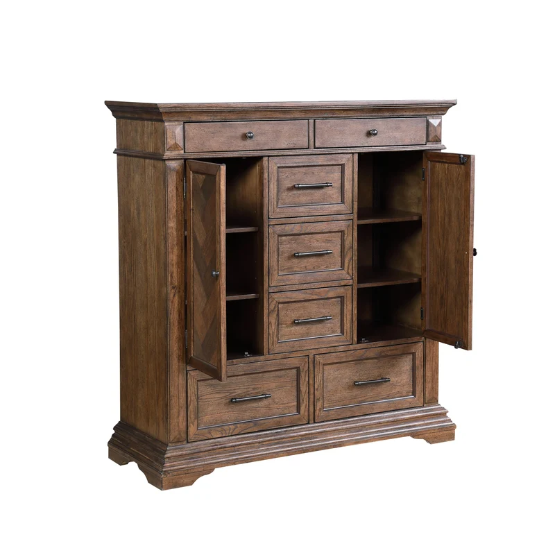 New Classic Furniture Mar Vista B658-075 Door Chest - Walnut