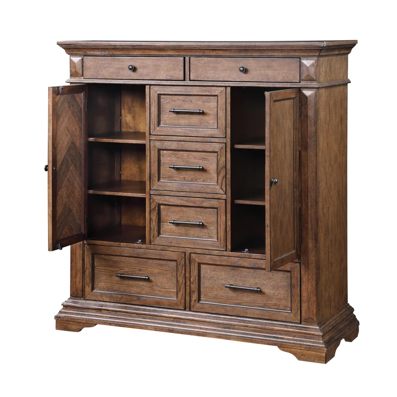 New Classic Furniture Mar Vista B658-075 Door Chest - Walnut
