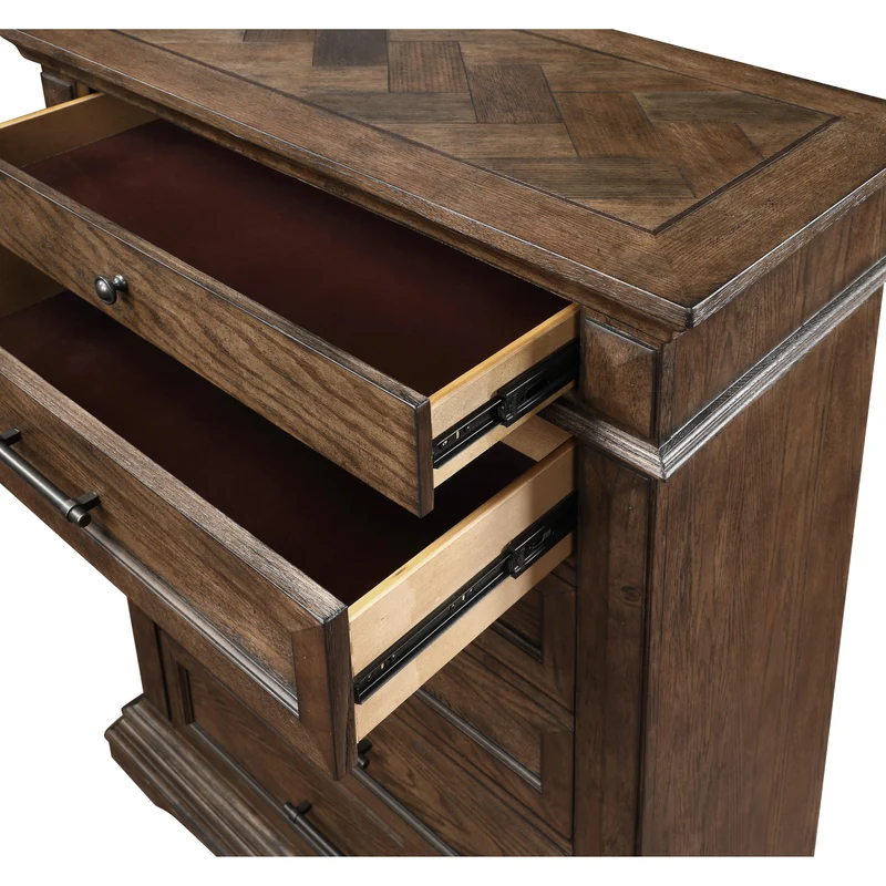 New Classic Furniture Mar Vista B658-070 Chest - Walnut