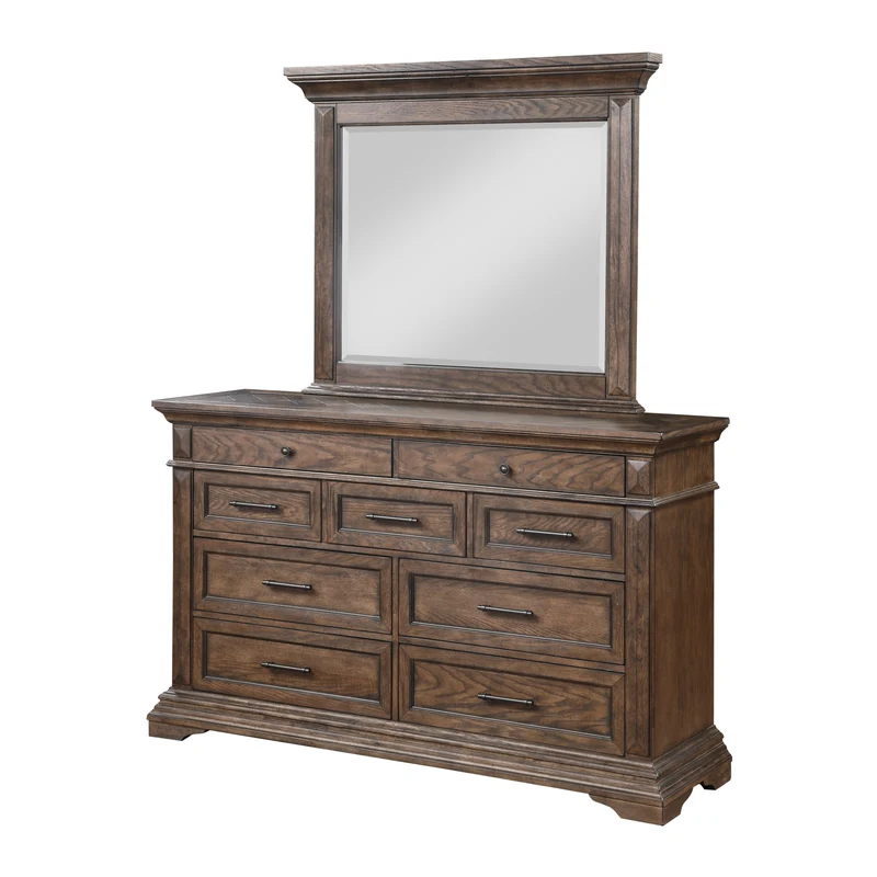 New Classic Furniture Mar Vista B658-060 Mirror - Walnut