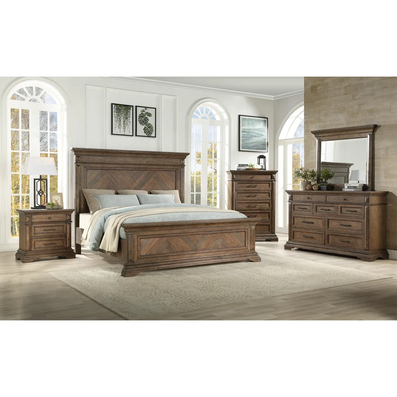 New Classic Furniture Mar Vista B658-060 Mirror - Walnut