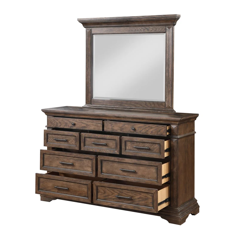 New Classic Furniture Mar Vista B658-050 Dresser - Walnut
