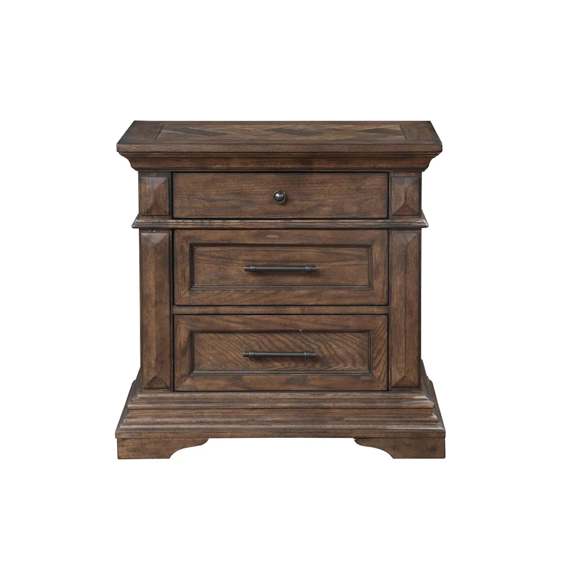 New Classic Furniture Mar Vista B658-040 Nightstand - Walnut