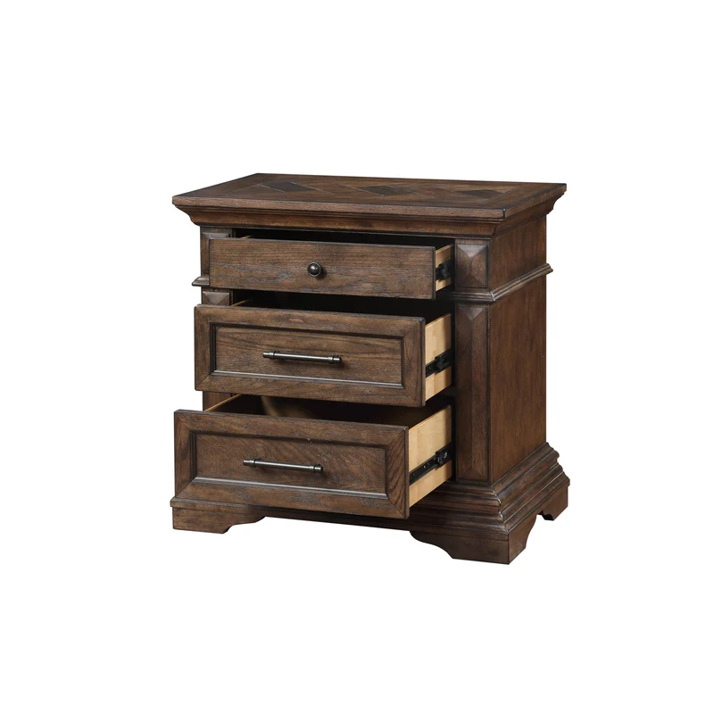 New Classic Furniture Mar Vista B658-040 Nightstand - Walnut
