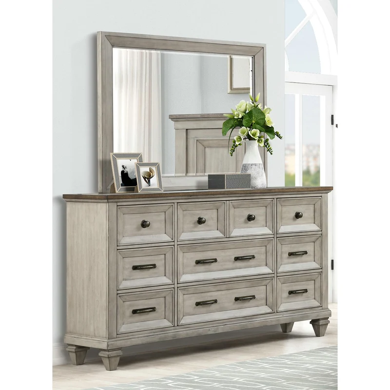 New Classic Furniture Mariana B2114-060 Mirror - Vintage Cream