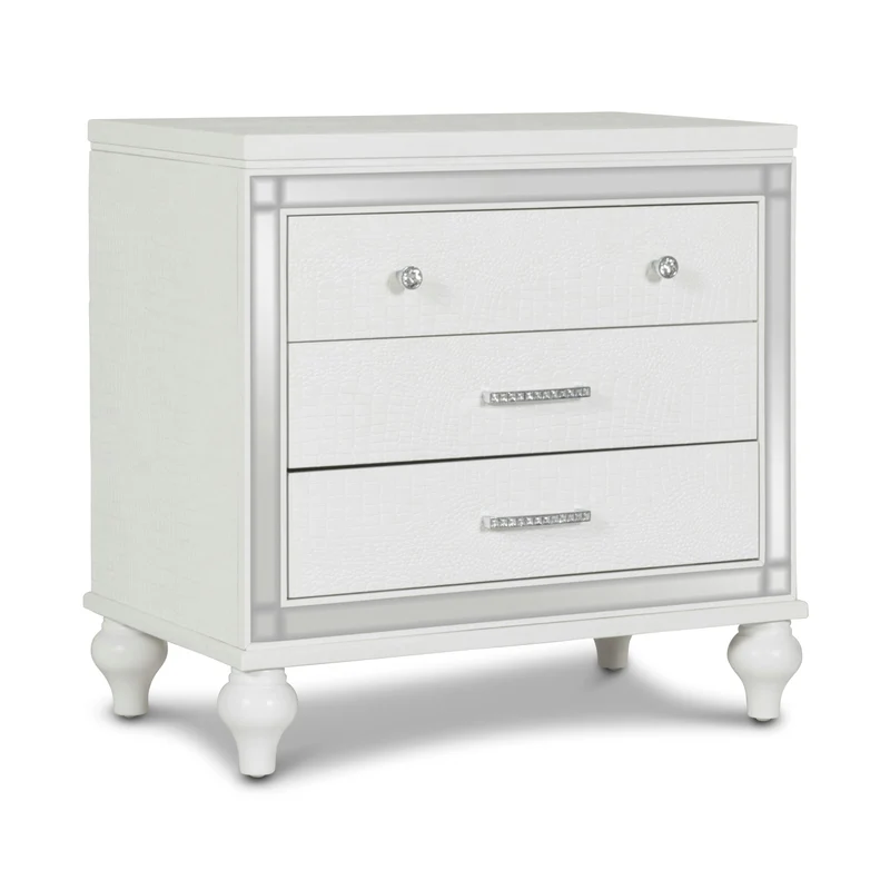New Classic Furniture Valentino BA9698W Nightstand - White