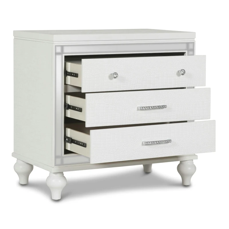 New Classic Furniture Valentino BA9698W Nightstand - White