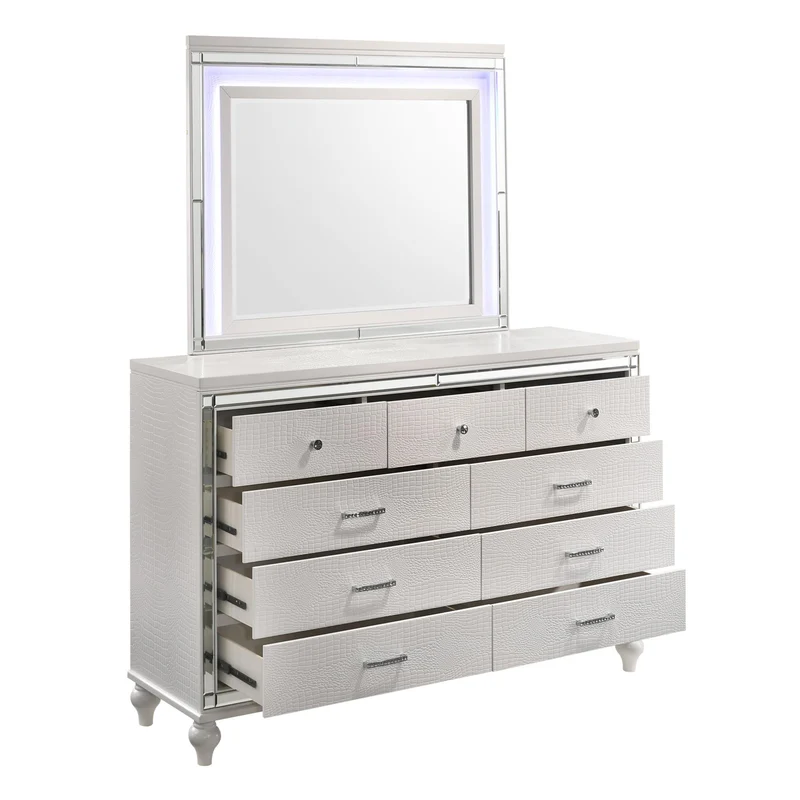 New Classic Furniture Valentino BA9698W Dresser - White