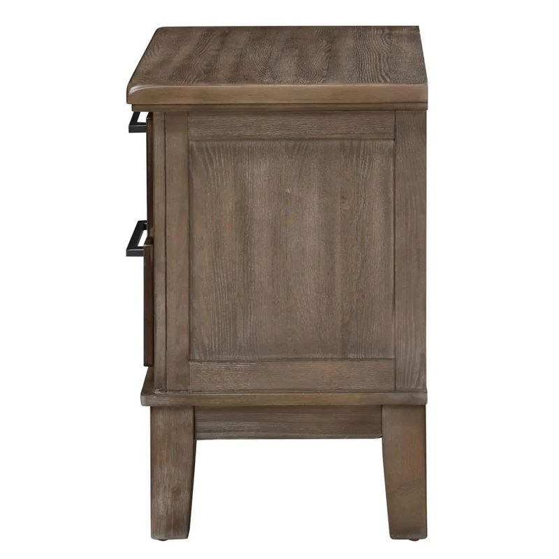 New Classic Furniture Cagney B594G-040 Nightstand - Vintage Gray
