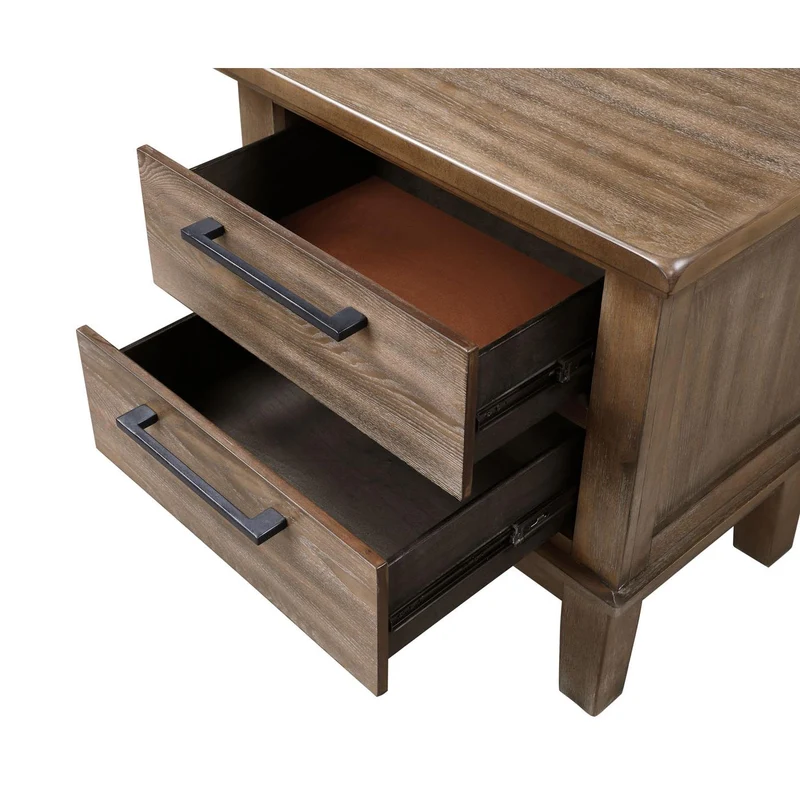 New Classic Furniture Cagney B594G-040 Nightstand - Vintage Gray