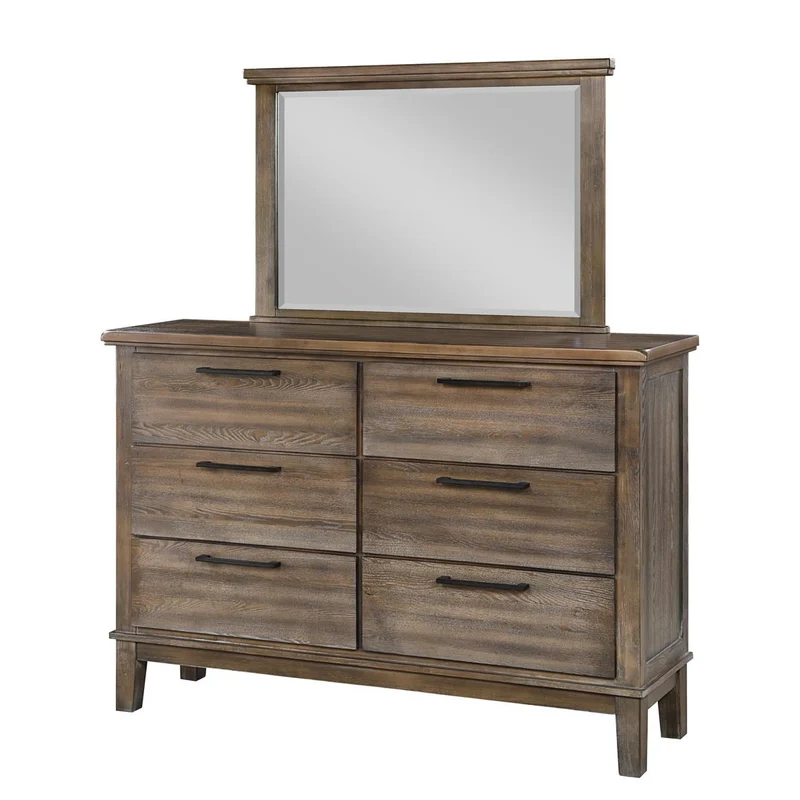 New Classic Furniture Cagney B594G-050 Dresser - Vintage Gray