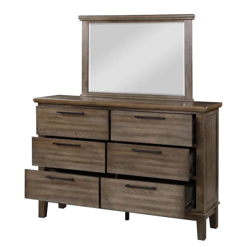 New Classic Furniture Cagney B594G-050 Dresser - Vintage Gray