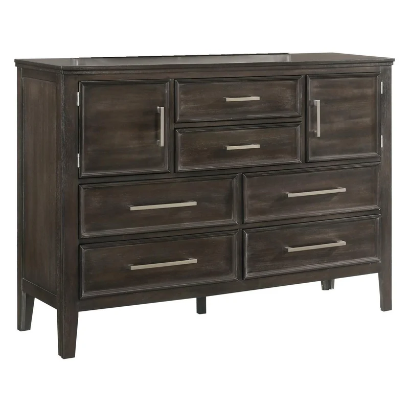 New Classic Furniture Andover B677B-050 Dresser - Nutmeg