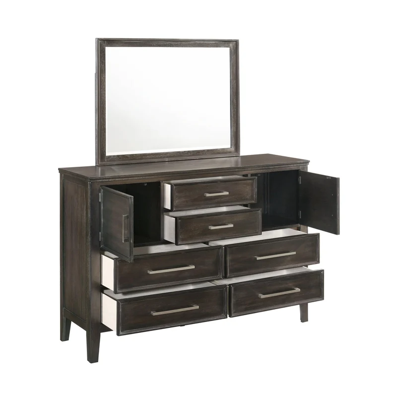 New Classic Furniture Andover B677B-050 Dresser - Nutmeg