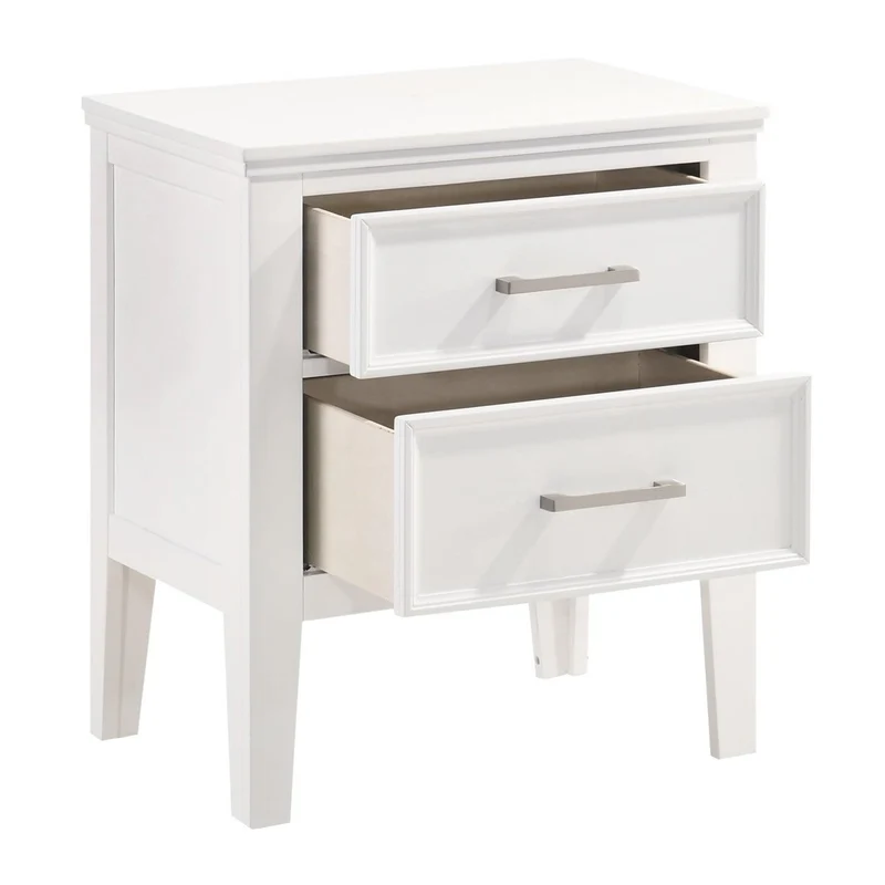 New Classic Furniture Andover B677W-040 Nightstand - White