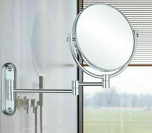 LUVODI 10x Magnifying Wall-Mounted Makeup & Cosmetic Mirror, Doubles Sides Mirror