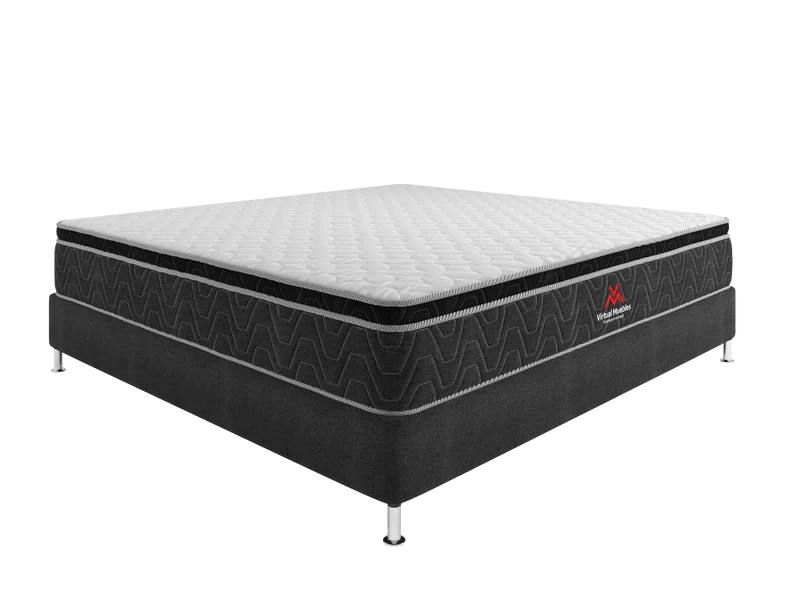 Combo para Habitación Vasco, Incluye Base Cama Presidencial, Colchón y Protector