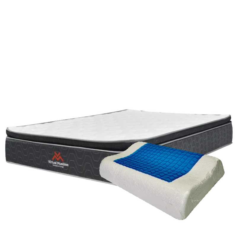 Combo para Habitación Verona, Incluye Colchón de 28 cm y Almohada