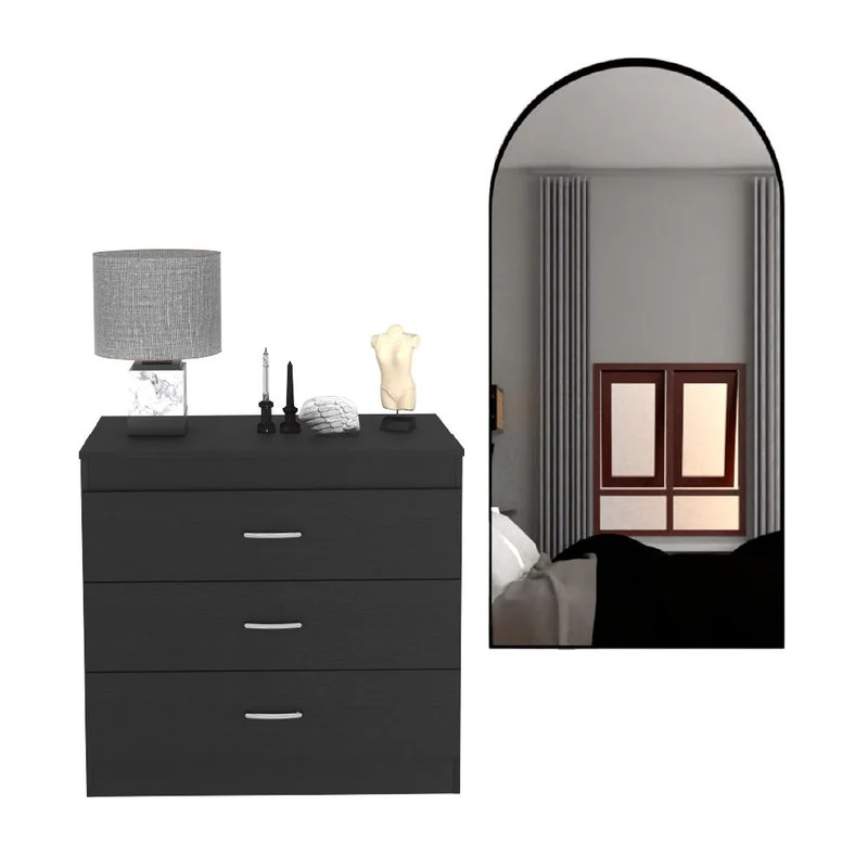 Combo para Habitación Leslie, Incluye Organizador y Espejo