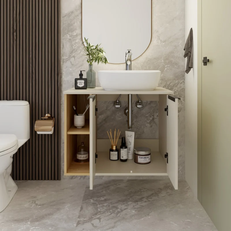 Combo Lavamanos Suns II, Capri y Fresno Europeo, Incluye Lavamanos en Porcelana Sanitaria y Grifería