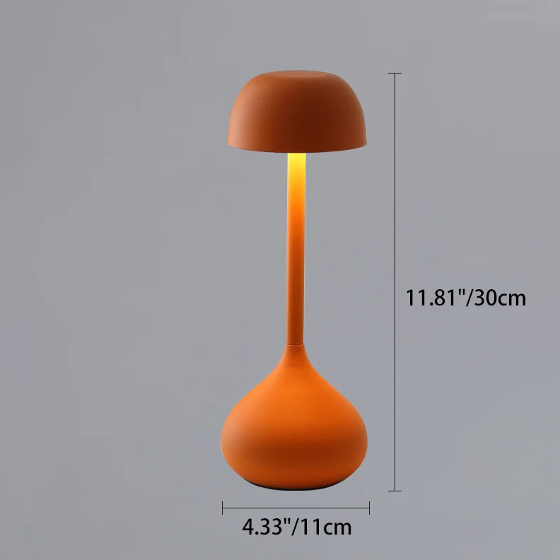 Contemporary Nordic Round Cylinder Aluminum LED Table Lamp For Living Room