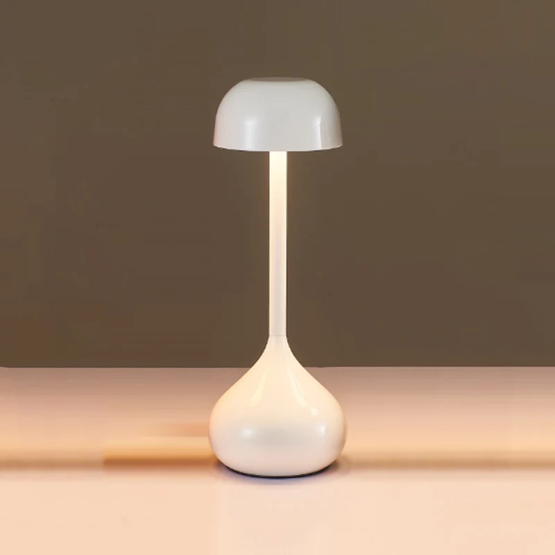 Contemporary Nordic Round Cylinder Aluminum LED Table Lamp For Living Room