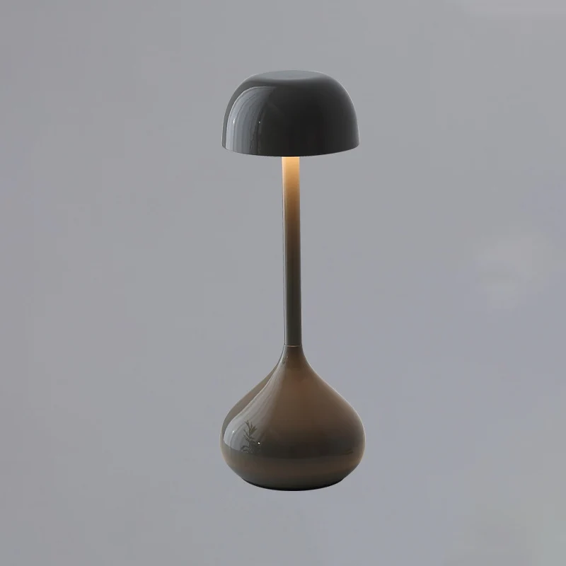 Contemporary Nordic Round Cylinder Aluminum LED Table Lamp For Living Room